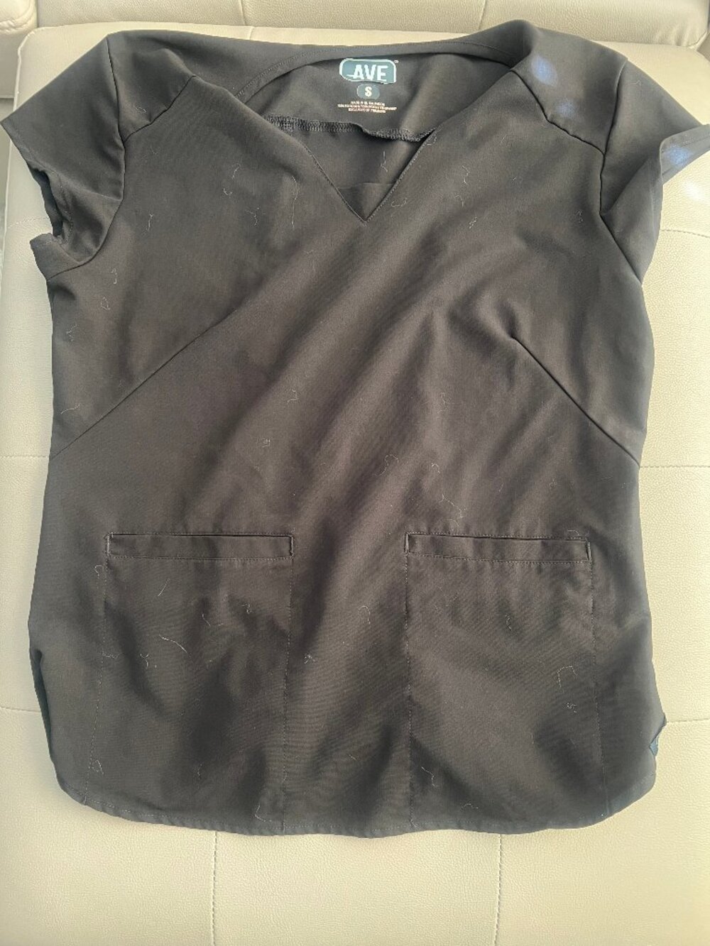Black AVE Scrub Set